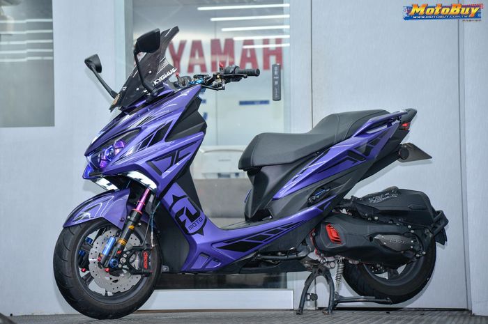 Yamaha Force jadi tambah keren setelah dimodifikasi