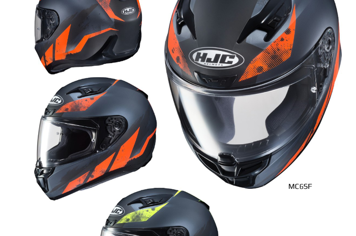 Beberapa pilihan warna grafis helm HJC i10