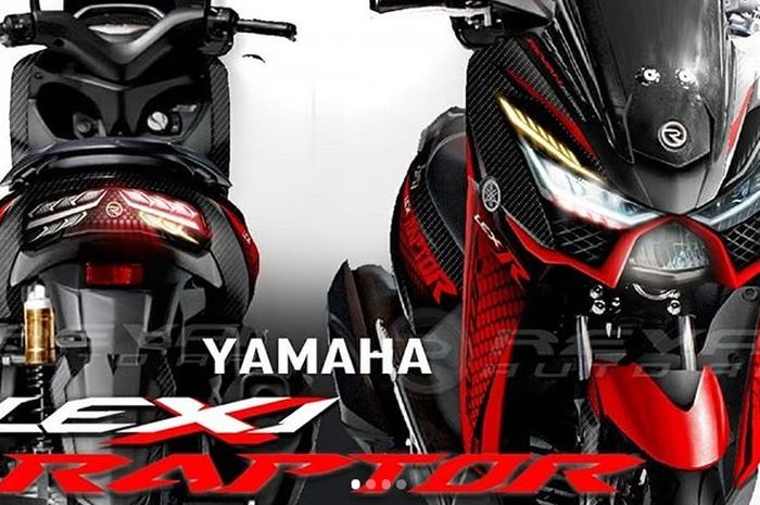 Yamaha Lexi 'Raptor', tampil agresif berkat headlamp baru