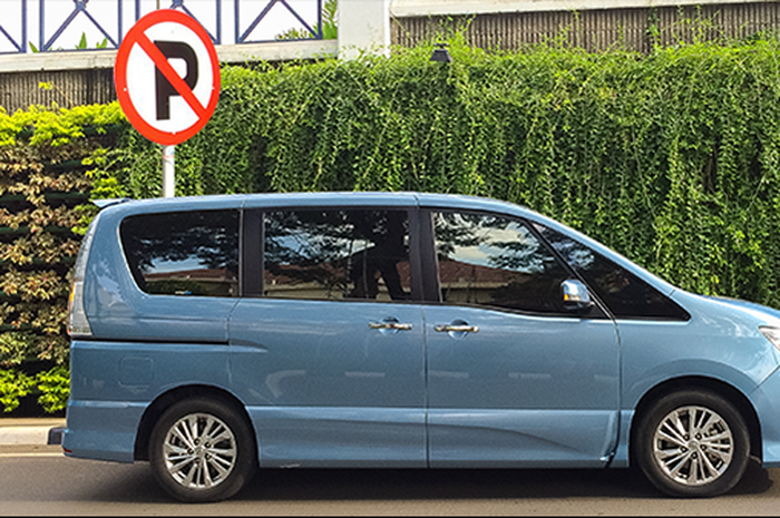 Ilustrasi area dilarang parkir