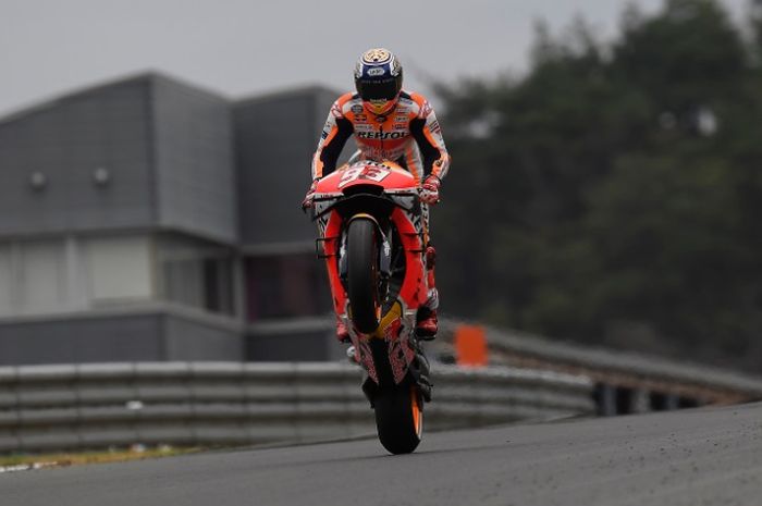 Pole Position di MotoGP Jepang baru dirasakan oleh Marc Marquez.