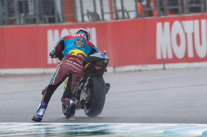 Aksi penyelamatan Alex Marquez di FP3 Moto2 Jepang 2019