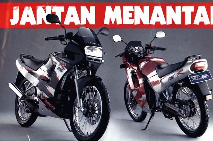 Ilustrasi motor Suzuki keluaran lawas yang sudah discontinue