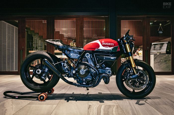 Ducati Scrambler kustom cafe racer