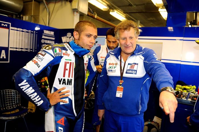 Valentino Rossi dan Jeremy Burgess ketika di Fiat Yamaha