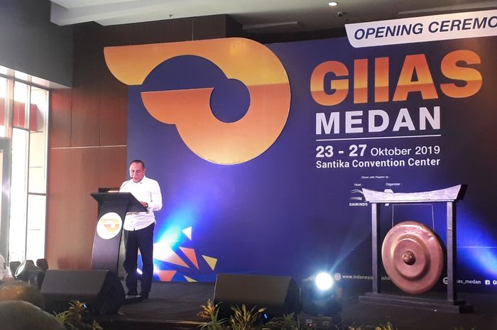 Gubernur Sumatera Utara, Edy Rahmayadi meresmikan GIIAS Medan 2019 