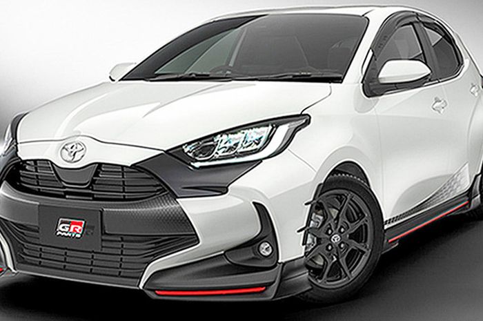 Toyota Yaris terbaru dengan aksesori dari TRD