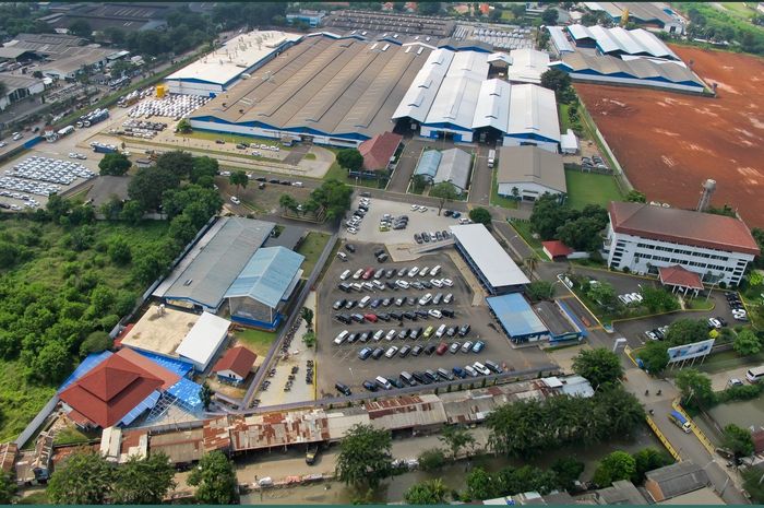 Ilustrasi pabrik General Motors Manufacturing di Bekasi, Indonesia
