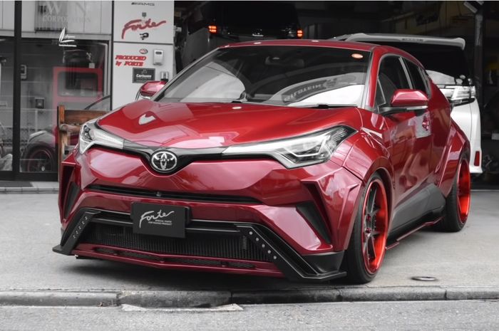 Modifikasi Toyota C-HR dengan tampilan gahar