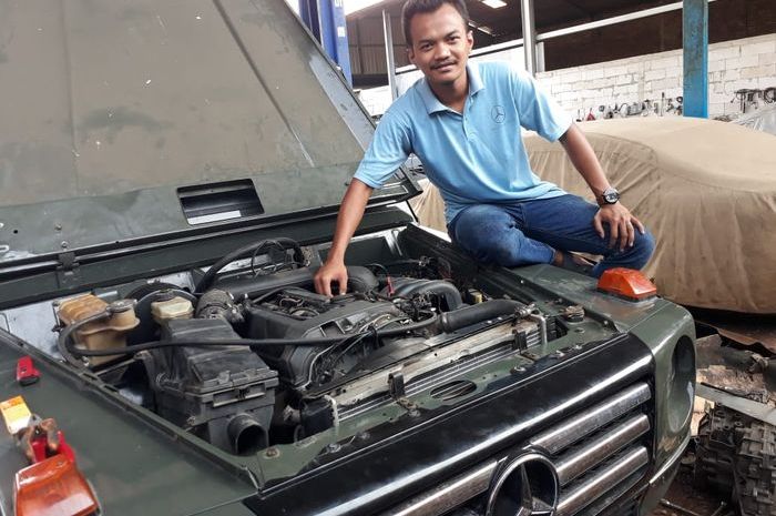 Agus Wantoso, pemilik Central Mobilindo yang menyediakan limbahan Mercedes-Benz