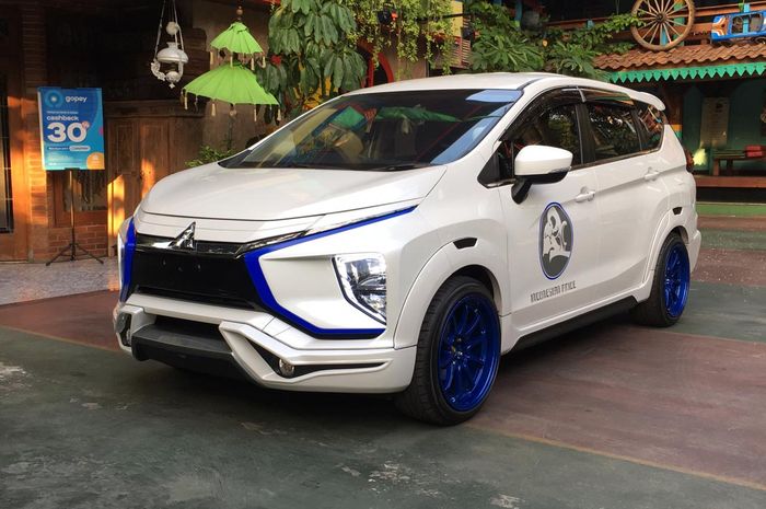 Mitsubishi Xpander Tampang Galak, Pasang Body Kit Garuda, Kesan X Makin Muncul