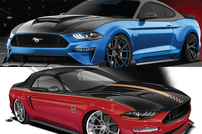 Duet Ford Mustang yang dibawa Ford ke SEMA Show 2019