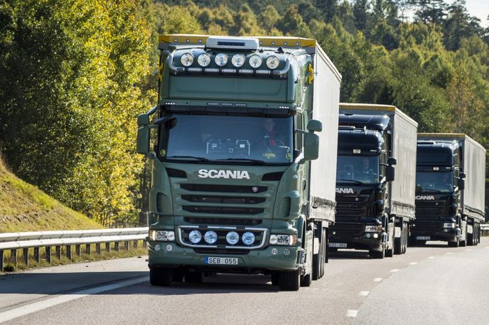 Platooning truk Scania