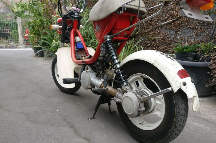 Yamaha Malic yang menggunakan gardan