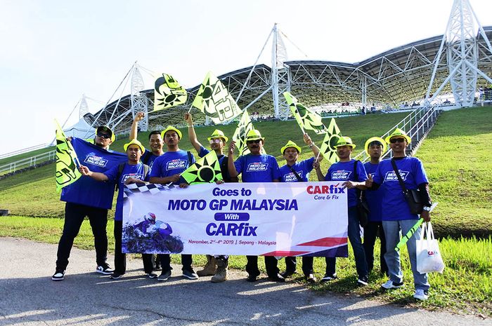 Rombongan CARfix menonton MotoGP di Malaysia