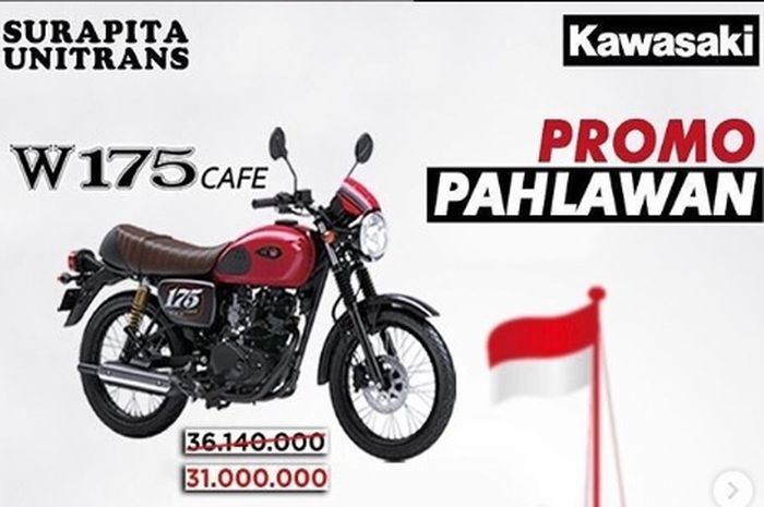 Promo Pahlawan PT Surapita Unitrans dealer Kawasaki Surabaya.