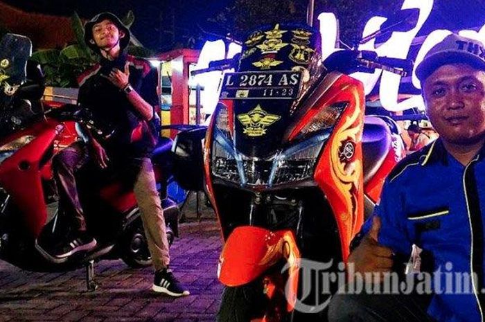 Indonesia Lexi Club Surabaya tetap safety riding walau motor sudah dimodifikasi