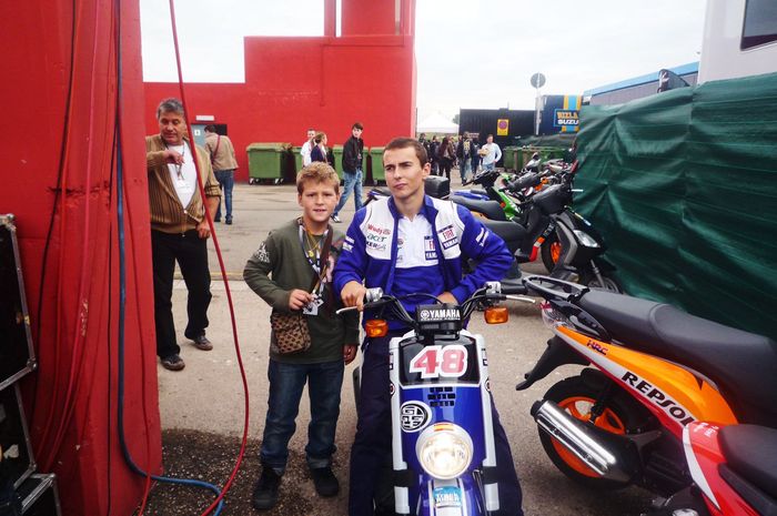 Fabio Quartararo dan Jorge Lorenzo 2008