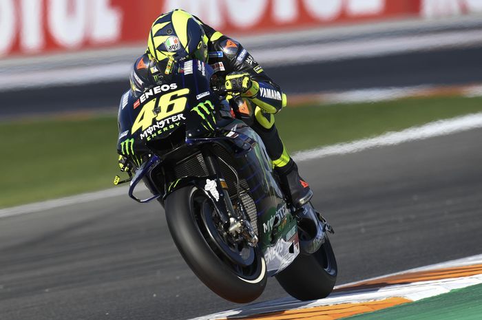 Valentino Rossi sempat bikin kejutan dengan menempati posisi pembalap tercepat di FP3 MotoGP Valencia 2019