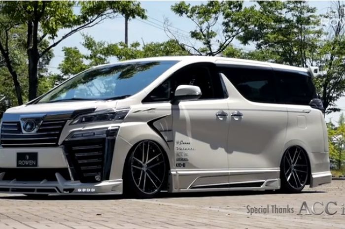 Modifikasi Toyota Vellfire hasil garapan Rowen International