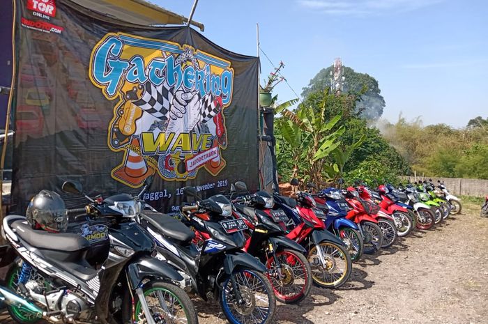 Lebih Dari 100 Pecinta Honda Wave Kumpul Bareng di Gathering Wave Jabodetabek  