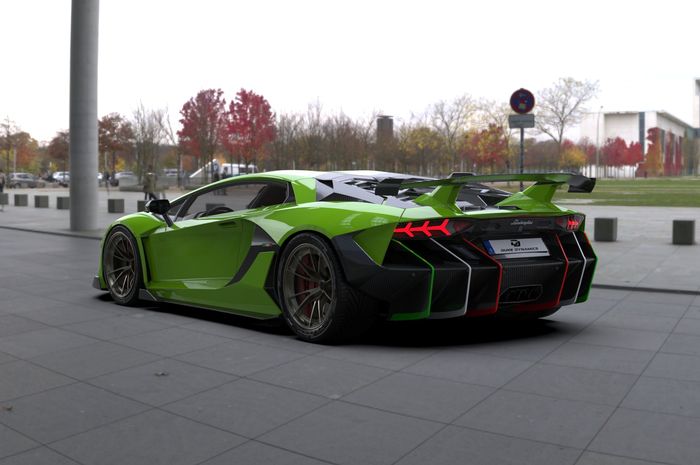 Modifikasi Lamborghini Aventador hasil garapan Duke Dynamics