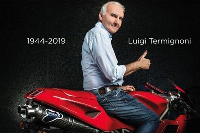 Luigi Termignoni bersama Ducati 916