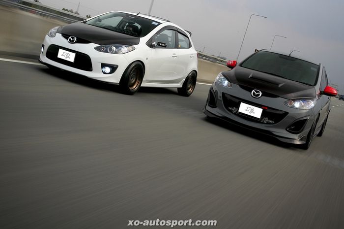 Mazda 2 ini juga dibekali turbo