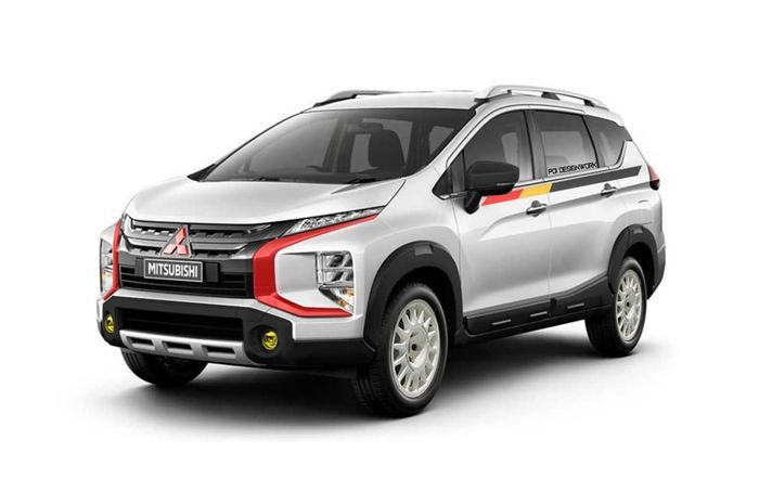 Modifikasi digital Mitsubishi Xpander Cross dengan gaya rally look