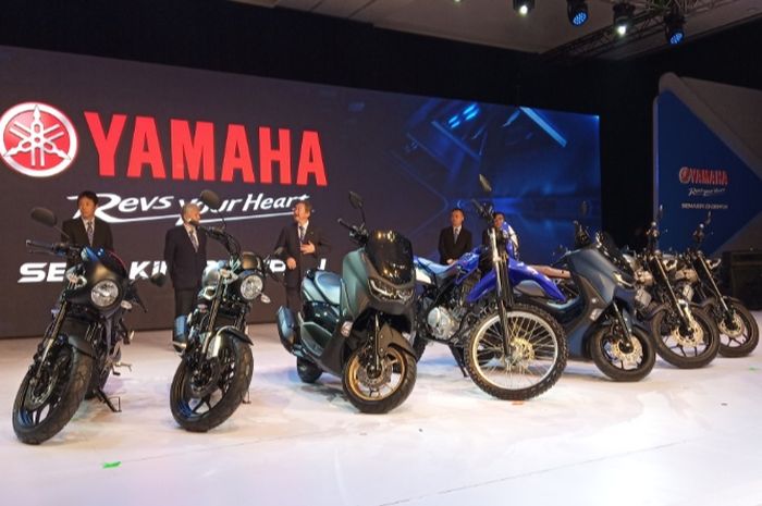 All New Yamaha NMAX, XSR 155, WR 155R meluncur di Jakarta.