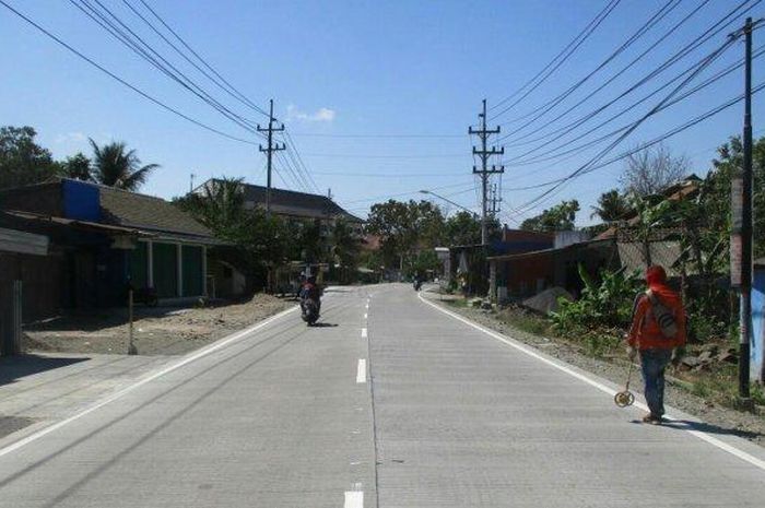 Kondisi jalan provinsi di Jawa Tengah 