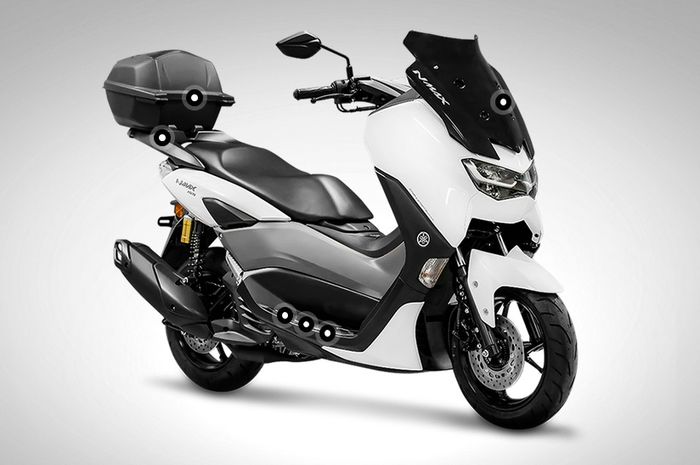 Pilihan aksesori resmi Yamaha All New NMAX 2020
