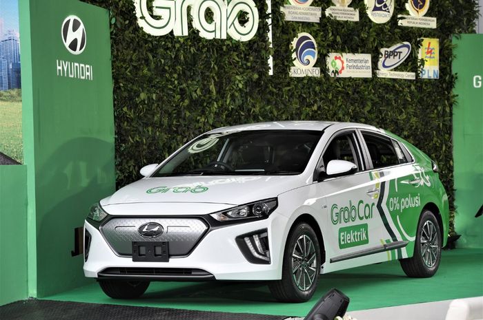 Hyundai IONIQ Electric hasil kerjsama dengan Grab Indonesia pada awal 2020