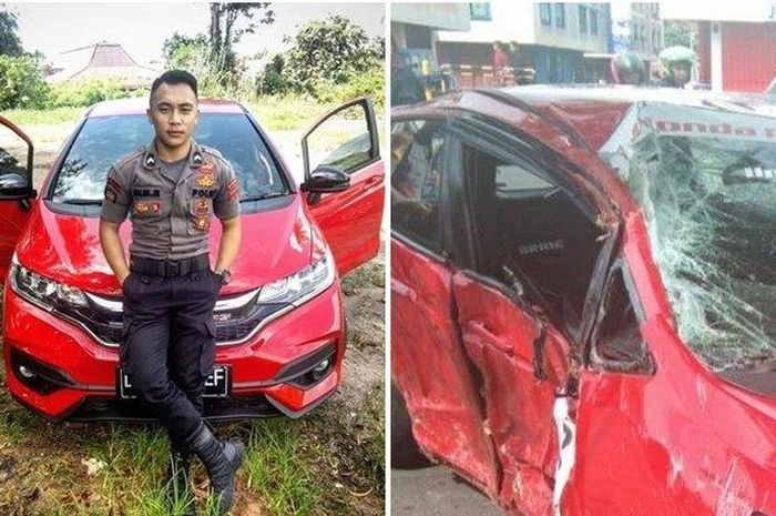 Kecelakaan maut yang dialami seorang polisi muda