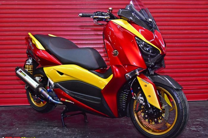 Modifikasi Yamaha XMAX Iron Man