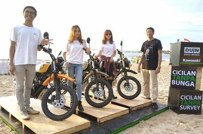 Kawasaki W175TR resmi diperkenalkan di Bali