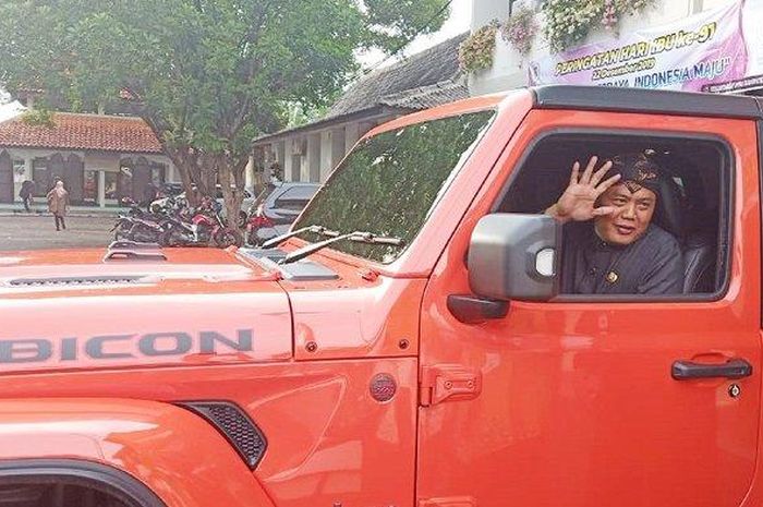 Jeep Rubicon Bupati Karanganyar sudah datang