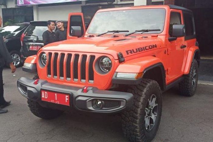 Jeep Wrangler Rubicon yang menjadi mobil dinas baru Bupati Karanganyar, Juliyatmono