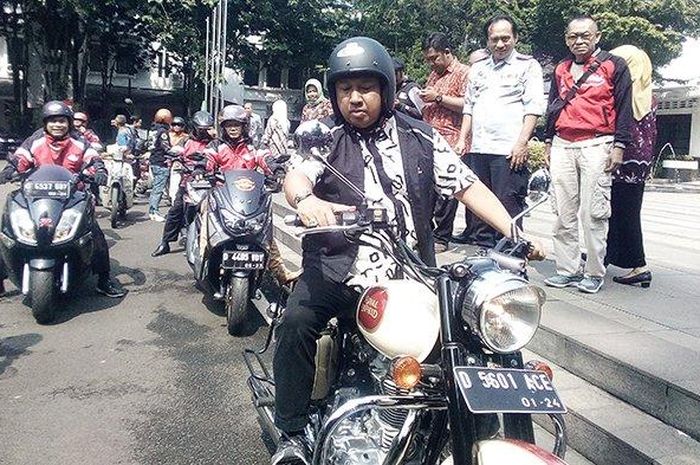 Wakil Wali Kota Bandung Yana Mulyana kampanye #klikBiar Selamat di Balai Kota Bandung, Jumat (27/12/2019) 