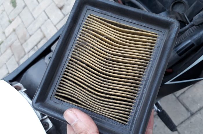 Ilustrasi filter udara kotor