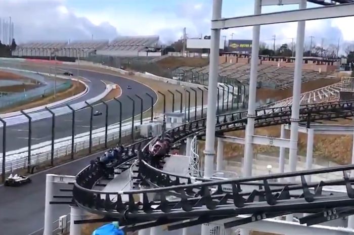 Wahan permainan roller coaster baru berada tak jauh dari sirkuit Suzuka Jepang