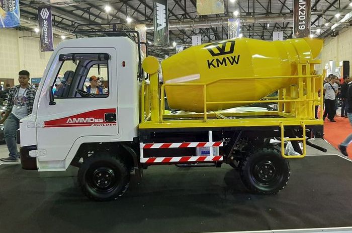 AMMDes Builder, mini mixer truck pemenang AMMDes Digimodz di IMX 2019.(Kompas.com/Donny)