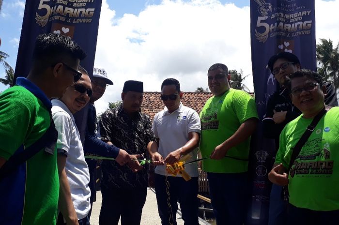 Peresmian jembatan di Desa Anom Kec. Maok Tangerang