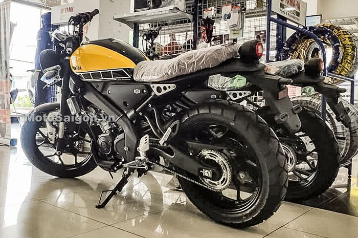 Tampilan belakang Yamaha XSR155 60th Anniversary