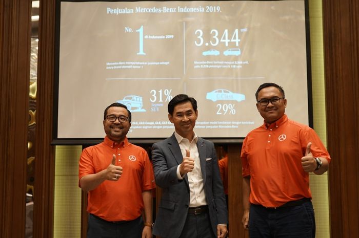 Mercedes-Benz berhasil menjual 3.344 unit mobil penumpang dan van di 2019