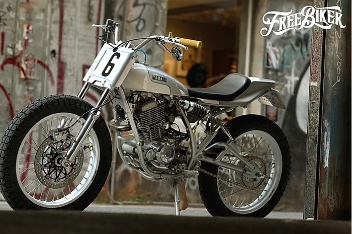 Yamaha SR150 bergaya tracker