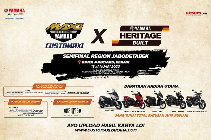 Seri Perdana Customaxi x Yamaha Heritage Built Semifinal Bekasi