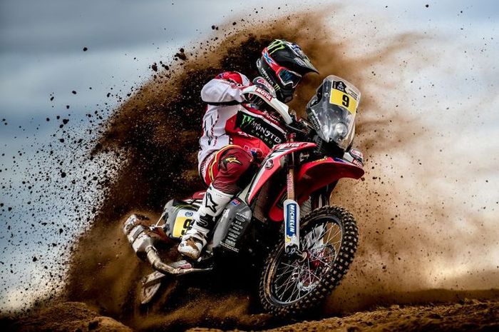 Ricky Brabec dan Honda CRF450 Rally