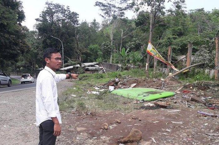 Lokasi kecelakaan maut di Subang