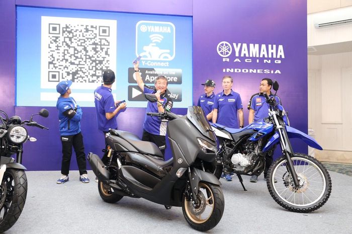 All New Yamaha NMAX bisa tekoneksi ke smartphone lewat aplikasi Y-Connect